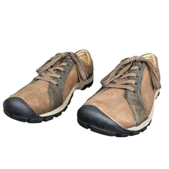 Keen Men’s Briggs Brown Leather Lace Up Hiking Shoe Size US 11